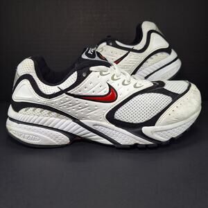 Rare Vintage Nike Air Pegasus 2004 White Running Shoes 307799-161 Men's Size 8